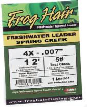 Frog Hair Spring Creek Tapered Leaders