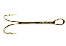 Fulling Mill Forged Gold Salmon Double Hooks